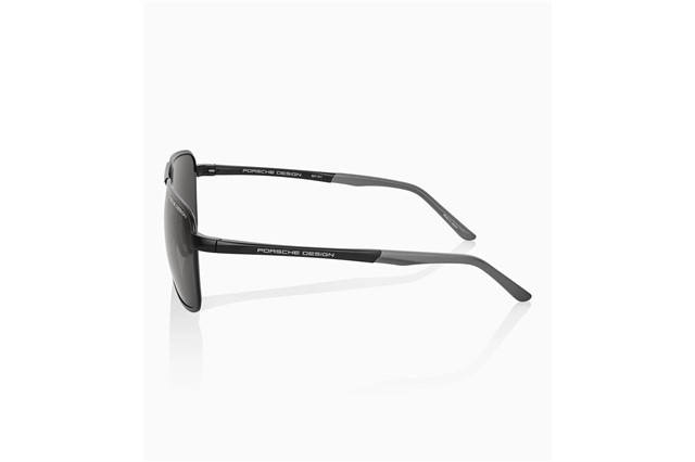 "60Y 911" okulary Porsche Design P'8966, edycja jubileuszowa 60 lat Porsche 911, edycja limitowana, czarno-popielate