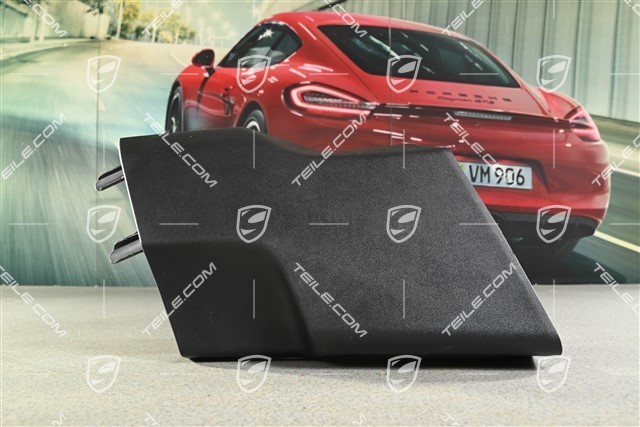 Verkleidung, B-Säule, Unten, Schwarz, R