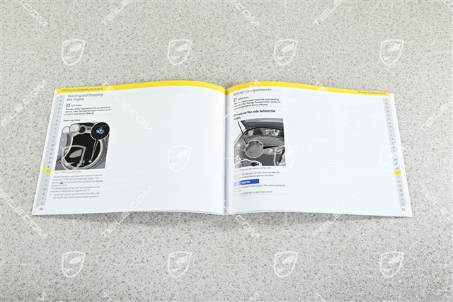Porsche 718 GT4RS Driver's Manual - instrukcja obsługi, angielski