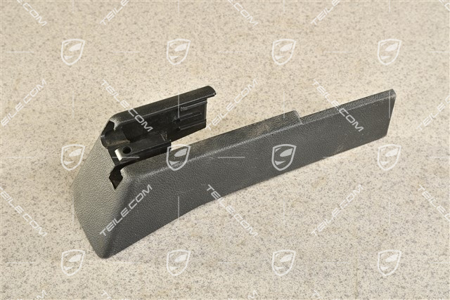 Abdeckung, Abdeckschiene für Vordersitz, Hinten, Schwarz