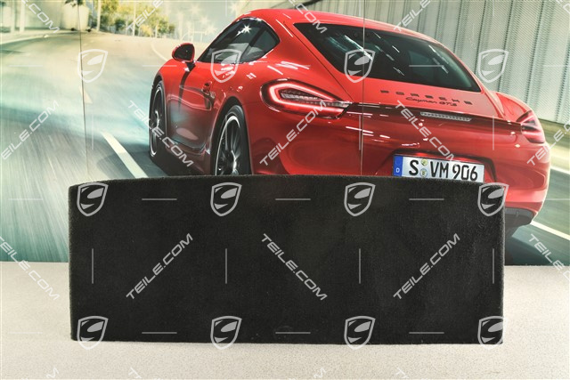 Cabrio, Verkleidung, Rückwand, Teppich, Schwarz