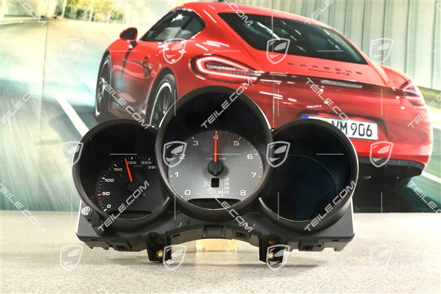 Prędkościomierz / licznik / zegary, 3,0L, PDK, Tarcze zegarów srebrny i czarny, km/h