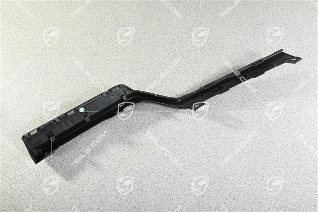 Abdeckung hinten unten schwarz-matt, Fahrzeug mit Anhängevorrichtung, L