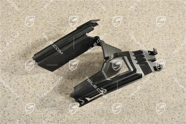 Turbo, Air guide / duct, black matte, L