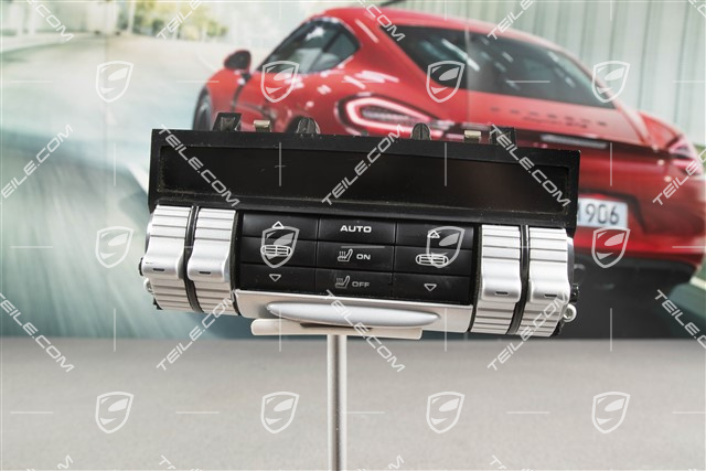 Tylny panel sterowania / sterownik klimatyzacji, regulowane podgrzewanie foteli, 4-strefowa klimatyzacja