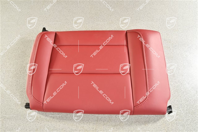Convertible, Back seat backrest, leather Carrera Red, R
