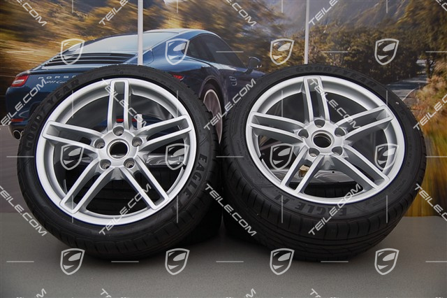 19" Carrera Sommerräder Satz 8,5J x 19 ET54 + 11J x 19 ET69, Sommerreifen 235/40 R19 + 285/35 R19