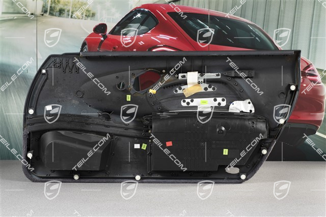 Türverkleidung mit Airbagblende, ohne Sound, Kunstleder, Metropolblau, L