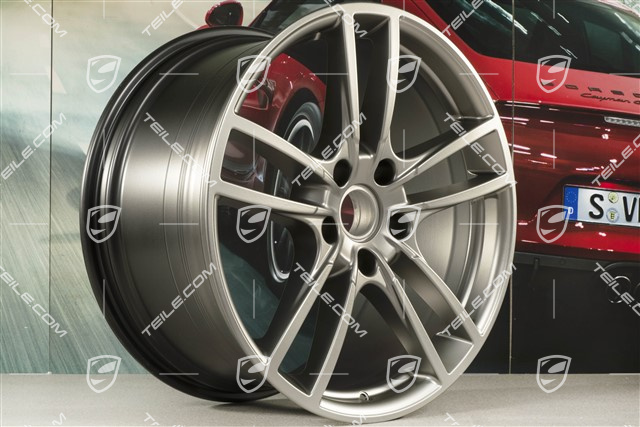 20" Cayenne Sport wheel rim, 10,5J x 20 ET55, platinum satin matt