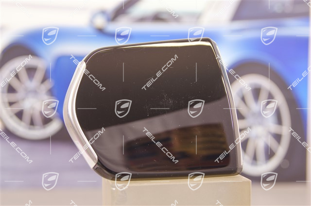 Lid ashtray, piano black, high-gloss