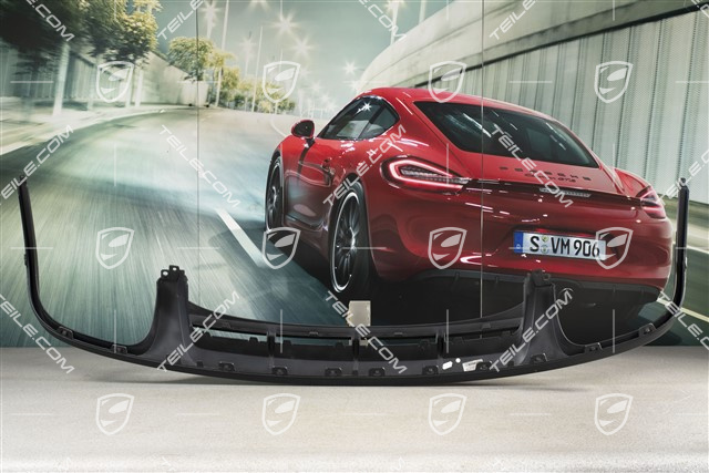 Nakładka Spoilera / dolnej części zderzaka tylnego, Aerokit / GTS/ wersja  z hakiem, czarny mat