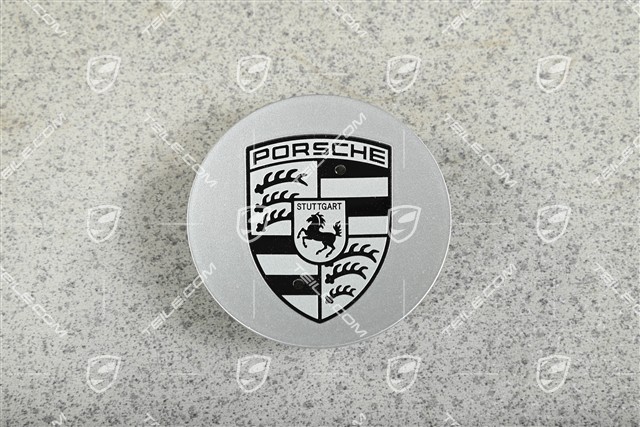 Raddeckel, konkav, Porschewappen