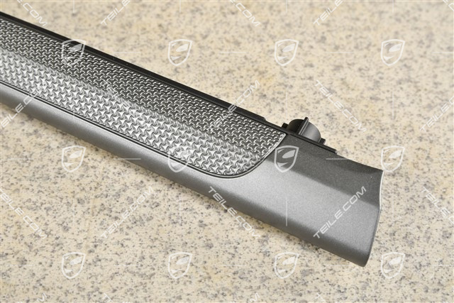 Türverkleidung Zierleiste, Dunkelsilber, L