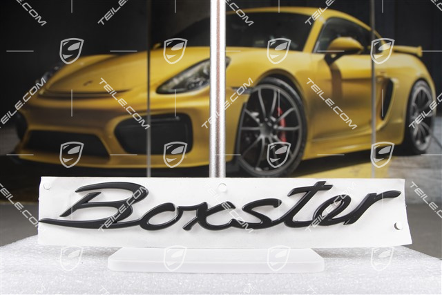 Badge / Emblem BOXSTER, Black