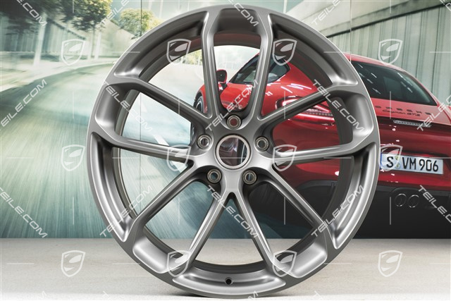 22" Felge GT, Heck, 11,5J x 22 ET52, Platinum-Seidenmatt