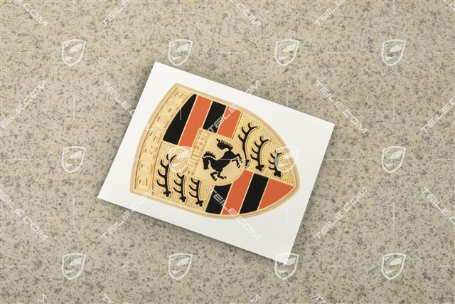 Porsche Deckelwappen Aufkleber
