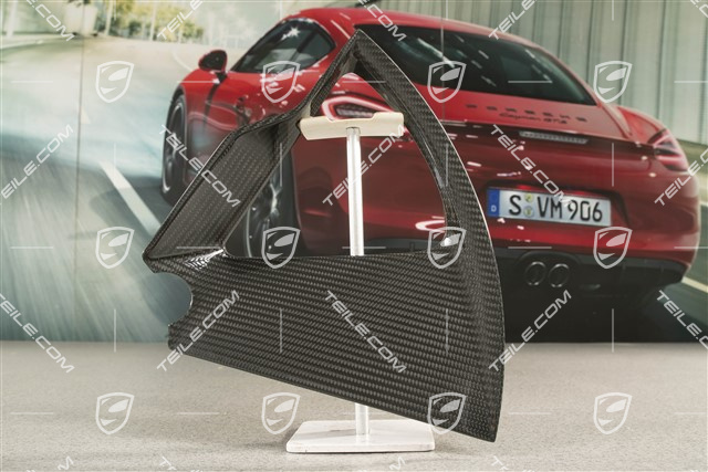 21zoll Taycan Exclusive Design Schmiederäder Radzierblende aus Carbon, Hinten, L