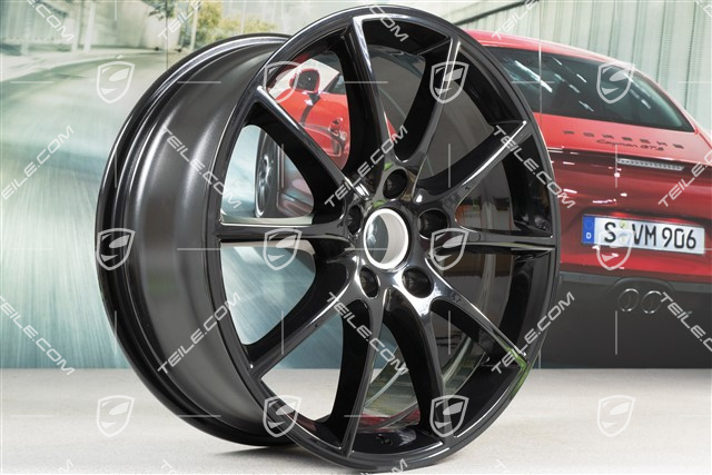 20" felga Cayenne Design, 9J x 20 ET50, czarny wysoki połysk
