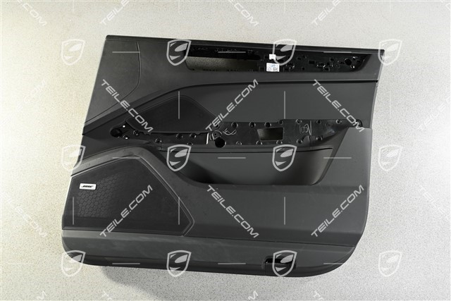 Tuerverkleidung / Türverkleidung, Vorne, Leder Schwarz, Bose, R