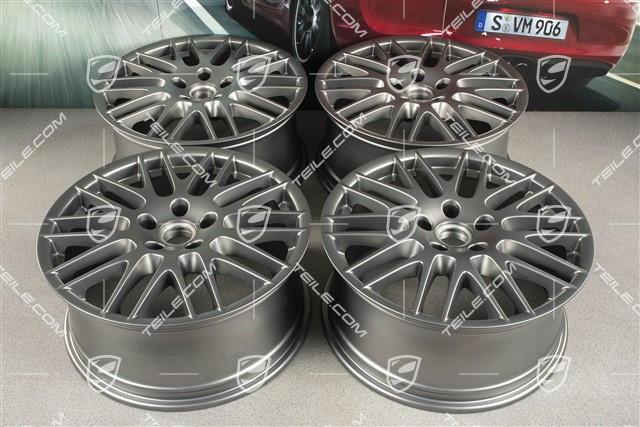 20" Felgensatz RS Spyder, 9J x 20 ET57, Platinum-Seidenmatt