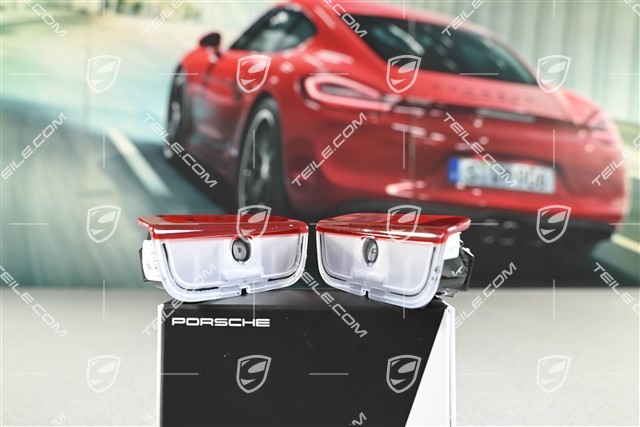 LED-Türprojektor, Schriftzug "Porsche"