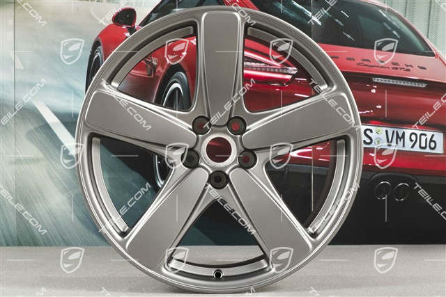 19" Komplet felg Macan SportClassic, 8J x 19 ET21 + 9J x 19 ET21, Platynowe półmat