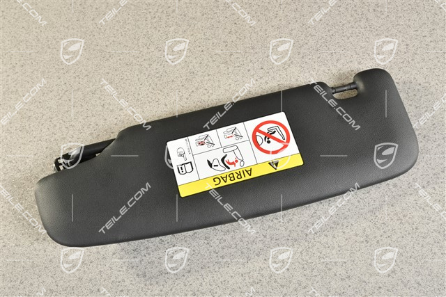 Sonnenblende, Coupé, Schwarz, R