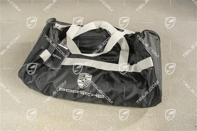 Fahrzeugabdeckung mit Porsche Wappen