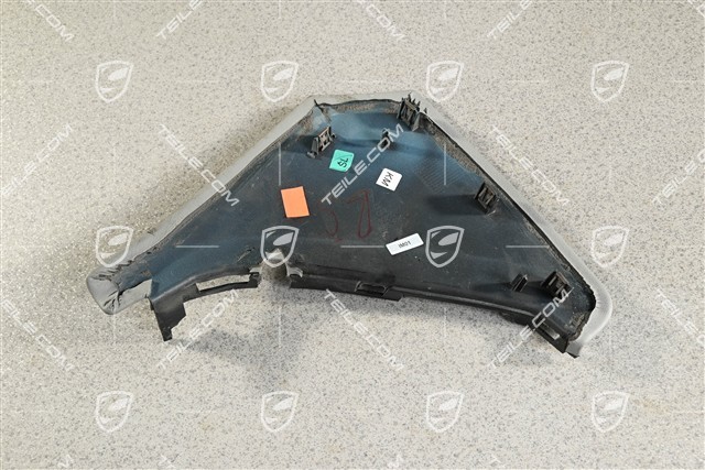 Mittelkonsole, Blende seitlich, Kunstleder, Stahlgrau, L