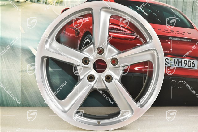 20" Felga Sport Techno, 11,5J x 20 ET68, srebrny metalik