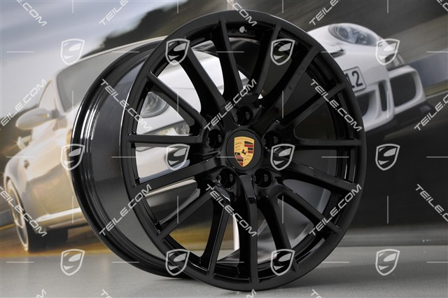 19" Felgensatz SportDesign, schwarz, 8J x 19 ET57+ 11J x 19 ET67