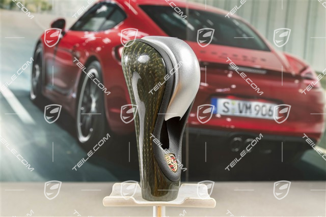 Gałka zmiany biegów, Tiptronic, Carbon/Aluminium