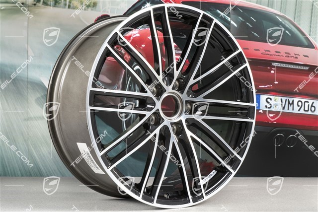 20-inch wheel rim 911 Turbo IV, 9J x 20 ET51, black high gloss