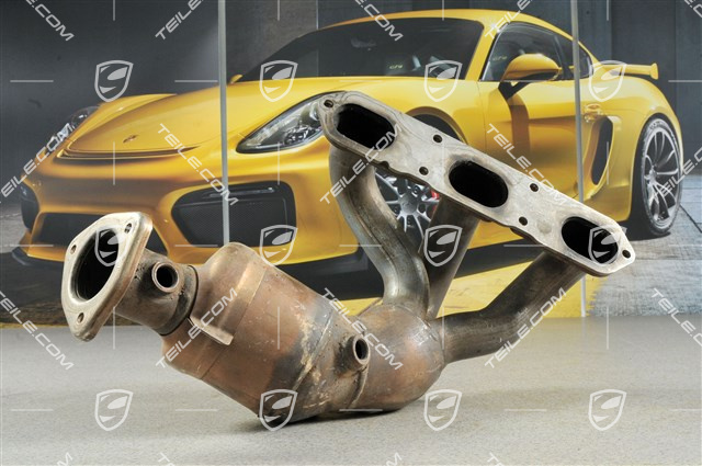 Exhaust manifold with pre-catalytic converter, cyl. 1-3, Boxster S, R Exhaust manifold with pre-catalytic converter, cyl. 1-3, Boxster S, R