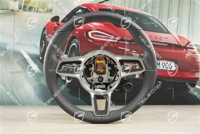 Basic steering wheel, Sport Chrono Package Plus, PDK, black