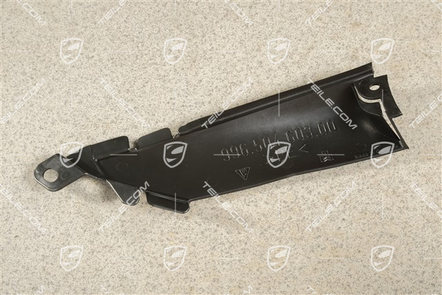 Air duct for wheel housing, L