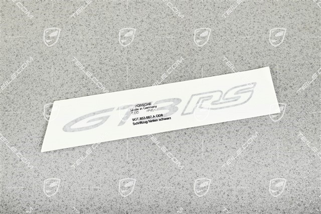 Schriftzug Dekorschriftzug GT3 RS schwarz-matt