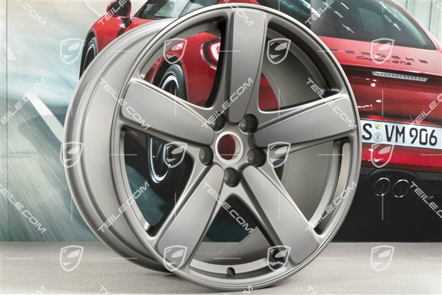 19-inch wheel rim Macan Sport Classic, 9J x 19 ET21, Platinum satin matt
