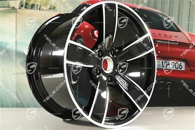 20" Felge Carrera Sport, 11,5J x 20 ET56, schwarz hochglanz