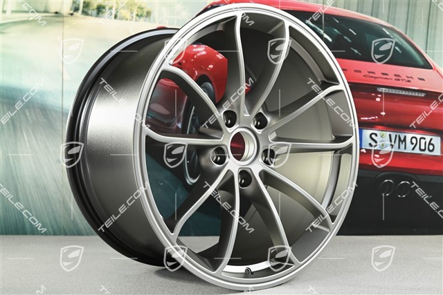 20-inch wheel rim/disc GT4, 11J x 20 ET50, Platinum satin mat
