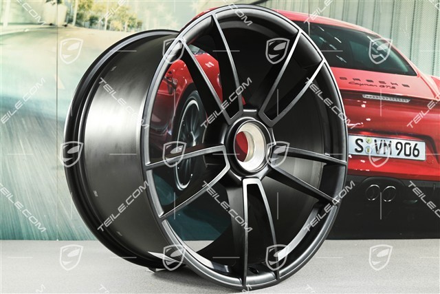 21" Felga Turbo S, 11J x 21 ET66, czarny satynowy półmat