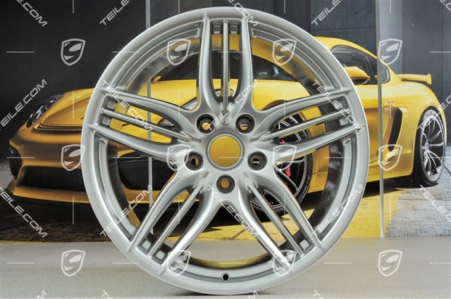 20" Komplet felg Sport Design, 8,5 x 20 ET51 + 11J x 20 ET52, srebrny brylantowy