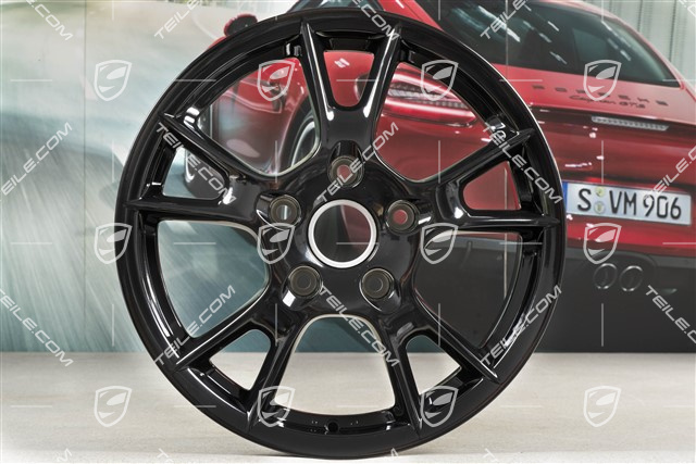 17-inch disc wheel Boxster-II, 6,5J x 17 ET55, black high gloss