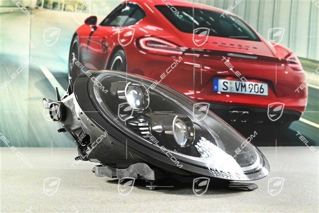 LED headlights, black, R