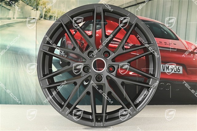 22" Macan RS Spyder Design Felge, 9J x 22 ET29, vesuvgrau
