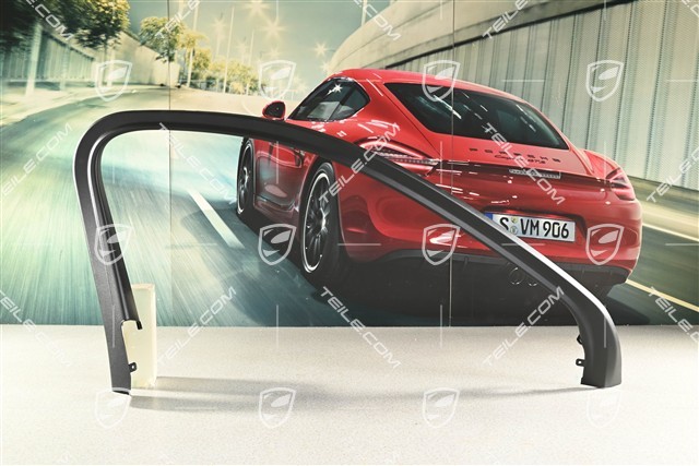Coupe, Blenda ramy drzwi przednich, czarna, L
