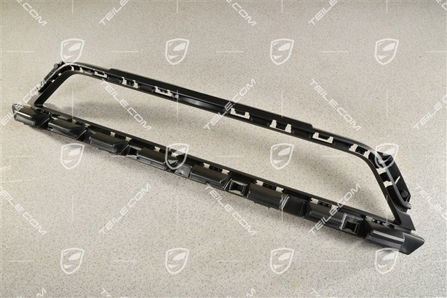 Retaining frame centre, GTS / Sport Design package, black mat