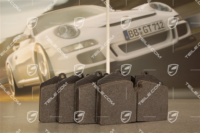 Klocki hamulcowe, C2 / C4 / Turbo / Carrera RS, L+R