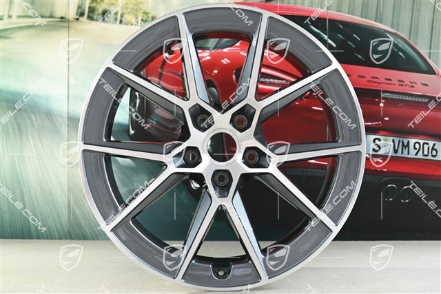 21" Carrera S Felge, 11,5J x 21 ET79, wanadium gray