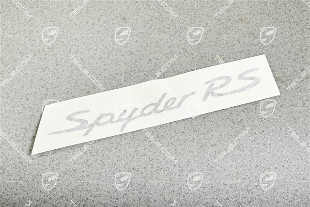 Schriftzug Aufkleber Spyder RS